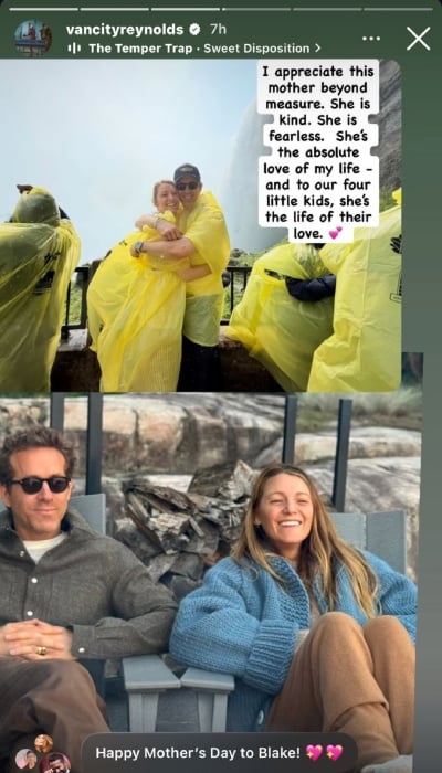 P.C. Ryan Reynolds/Instagram Stories
