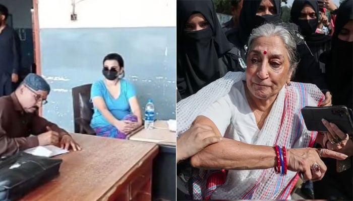 پنکی کو پروٹوکول، شیما کو دھکے، کراچی پولیس کے دہرے معیار پر تنقید