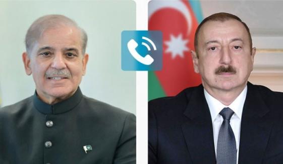 وزیراعظم شہباز شریف کی آذربائیجان کے صدر سے ٹیلیفونک گفتگو، عالمی فورم میں شرکت سے معذرت