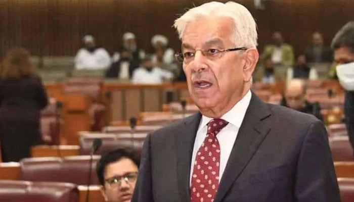 وزیرِ دفاع خواجہ آصف—فائل فوٹو