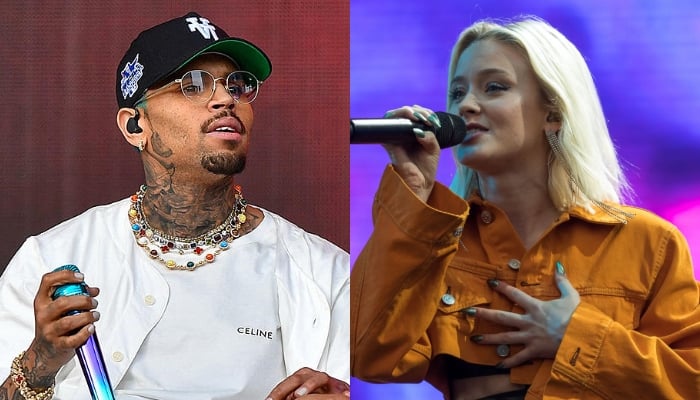 Chris Brown name-drops Zara Larsson after brutal new album reviews
