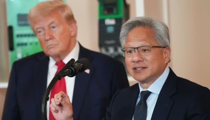 Nvidia CEO Jensen Huang joins Trump on Air Force One for China summit