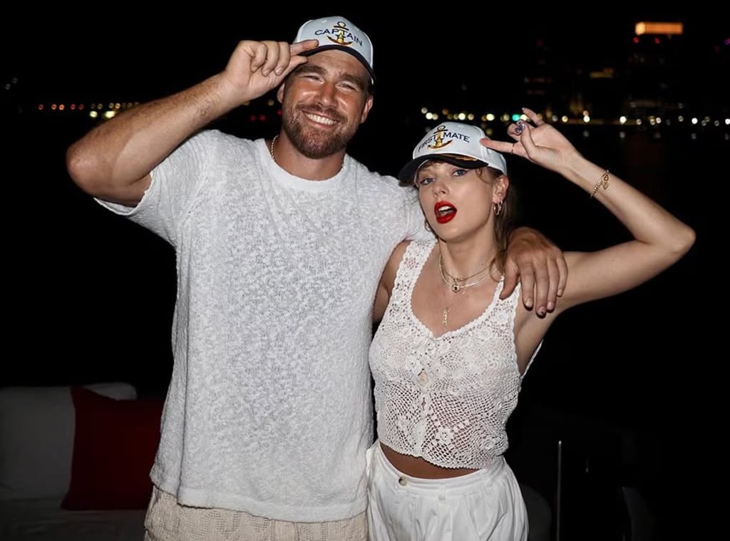 Travis Kelce laughs off fame gap with fiancée Taylor Swift