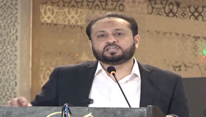 وزیر صحت خواجہ عمران نذیر(ویڈیو گریب)۔