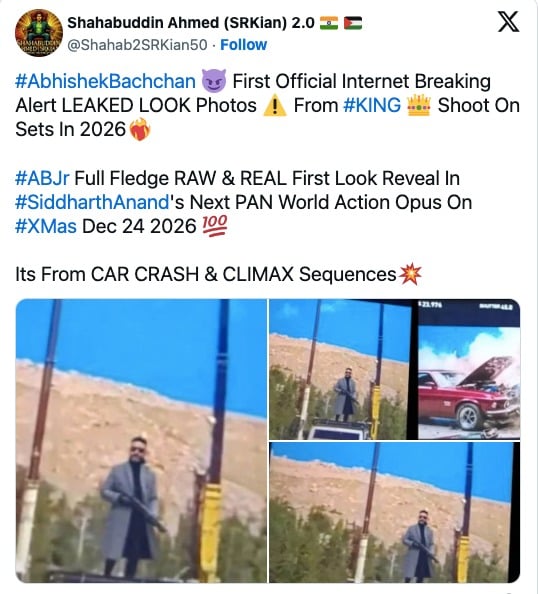 Shah Rukh Khan’s King creates buzz again as Abhishek Bachchan leak surfaces