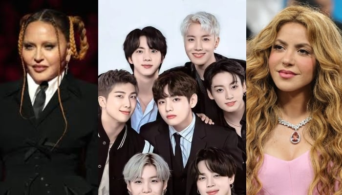 FIFA announces Shakira, Madonna and BTS as halftime headliners