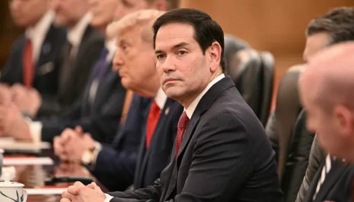 Marco Rubio’s reaction to Great Hall of the People ornate ceiling goes viral: Watch