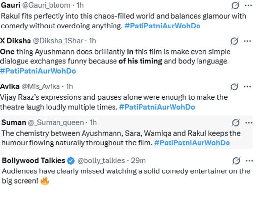 Outdated or solid comedy? ‘Pati Patni Aur Woh Do’ gets brutally honest X reviews