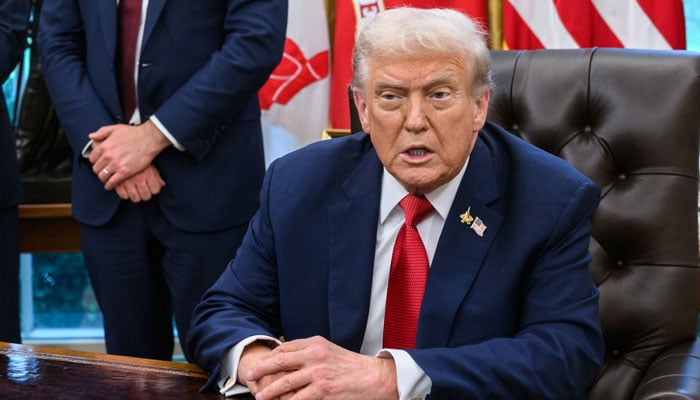 امریکی صدر ڈونلڈ ٹرمپ— فائل فوٹو