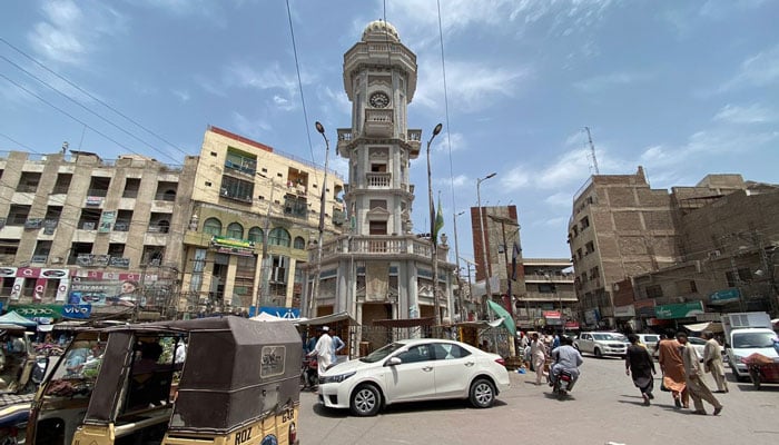 سکھر گھنٹہ گھر، تصویر، سوشل میڈیا