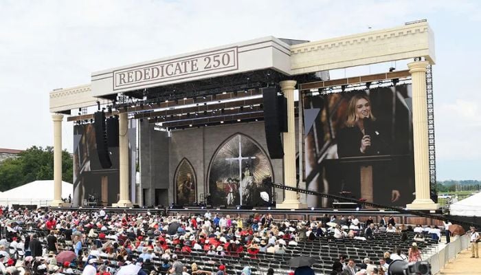 Thousands gather at National Mall for ‘Rededicate 250’ American prayer rally