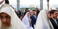 تہران، امام حسین اسکوائر پر 110 جوڑے شادی کے بندھن میں بندھ گئے