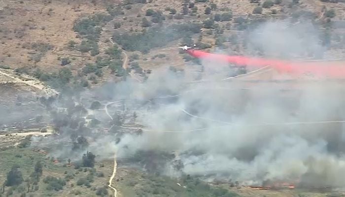 Bain Fire forces evacuations and injures 4 across 1375 acres