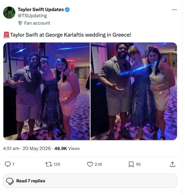 Taylor Swift and Travis Kelce wow in stylish wedding look