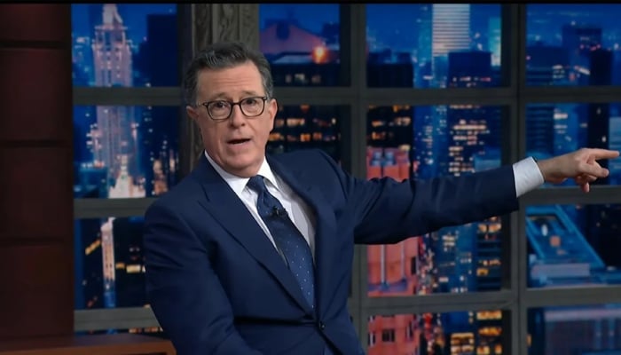 Stephen Colbert bids farewell to The Late Show with bold joke