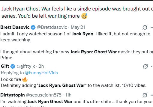 ‘Tom Clancy’s Jack Ryan: Ghost War’ divides X users: Worth watching or skip it?