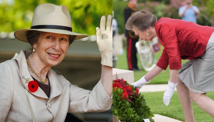 Princess Anne lays wreath to mark 85th anniversary of Battle of Crete in Greece
