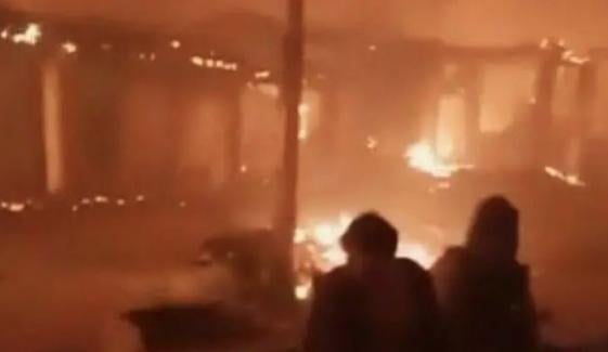 بہاولپور: کھیتوں میں بکریاں جانے پر ملزمان نے خاتون کے گھر کو آگ لگادی