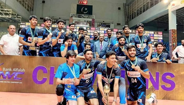 پاک فضائیہ نے 55 ویں نیشنل والی بال چیمپئن شپ جیت لی