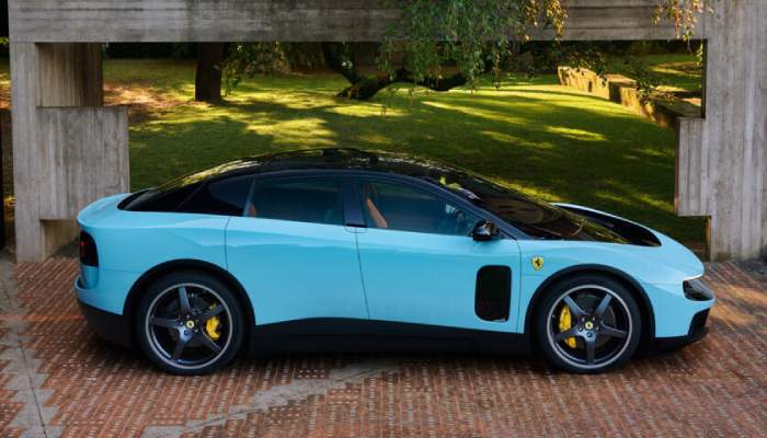 Ferrari unveils its first all-electric 4-door EV designed by Jony Ive