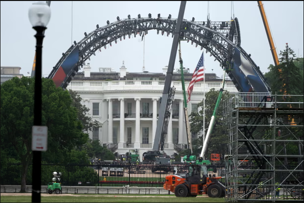 White House builds UFC Arena on lawn for US 250th anniversary