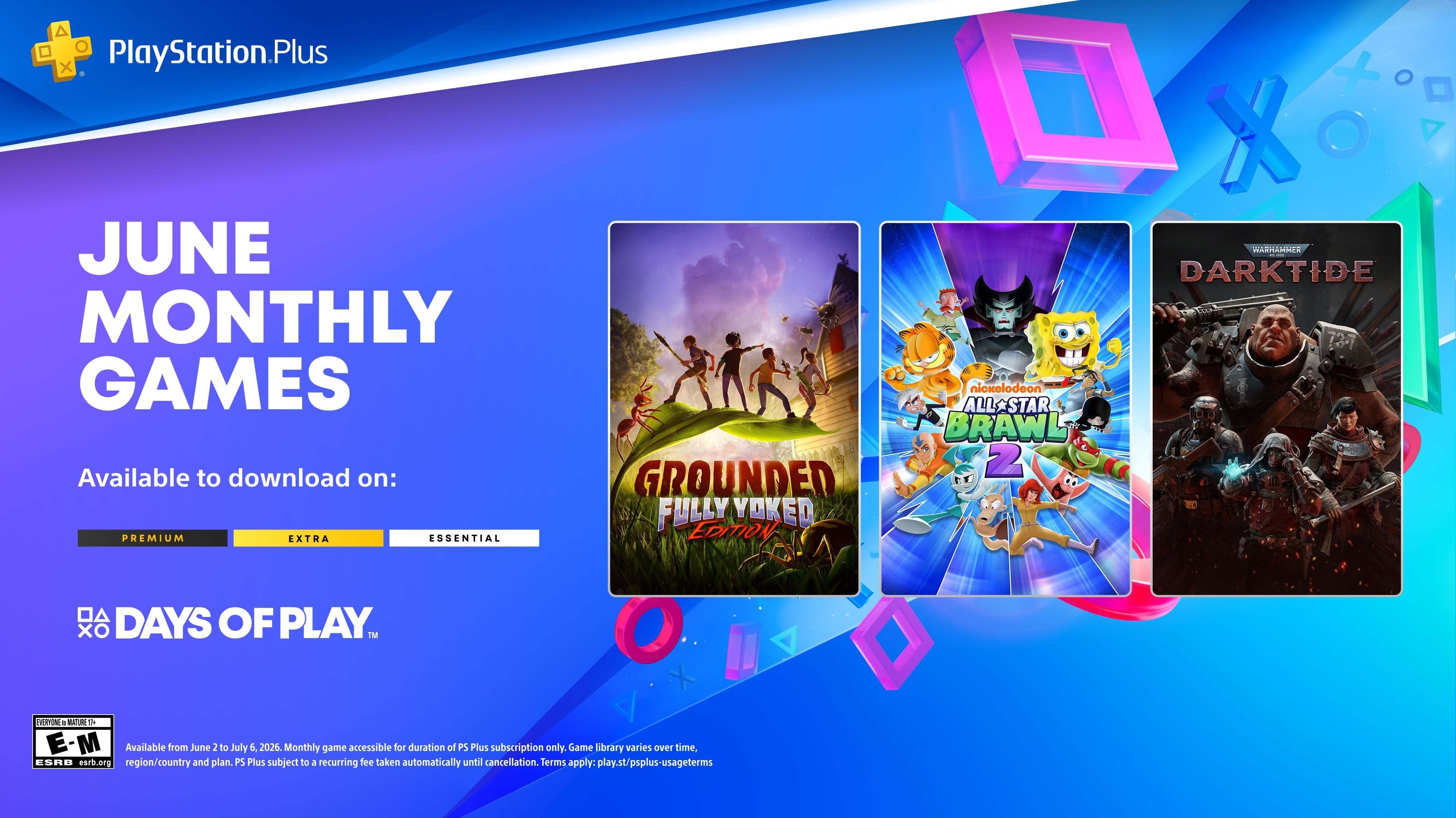 Sony announces PlayStation Plus monthly games for June 2026