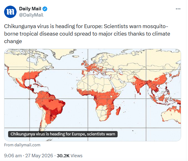 Chikungunya virus heading North America, Europe: Here’s all you need to know