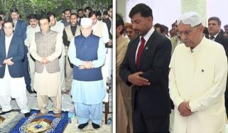 صدر زرداری نے نوابشاہ اور وزیراعظم شہباز شریف نے لاہور میں نمازِ عید ادا کی