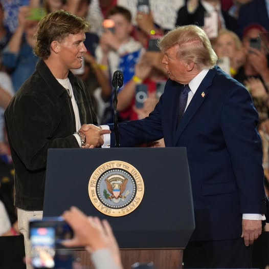 Jaxson Dart meets with Giants leaders to address Trump rally controversy