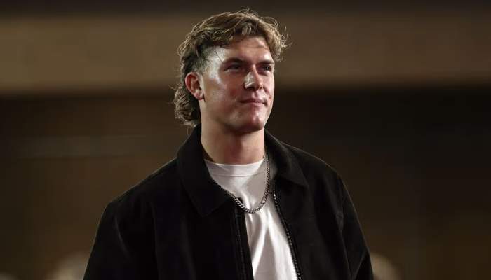 Jaxson Dart meets with Giants leaders to address Trump rally controversy