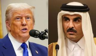 قطر کے امیر شیخ تمیم بن حمد الثانی کا صدر ٹرمپ سے رابطہ