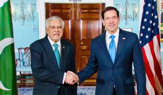 اسحاق ڈار کی واشنگٹن میں مارکو روبیو سے ملاقات، علاقائی و عالمی صورتحال پر تبادلہ خیال 