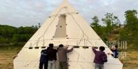 چینی طلبہ نے دنیا کا سب سے بڑا ریموٹ کنٹرول کاغذی جہاز بنا لیا