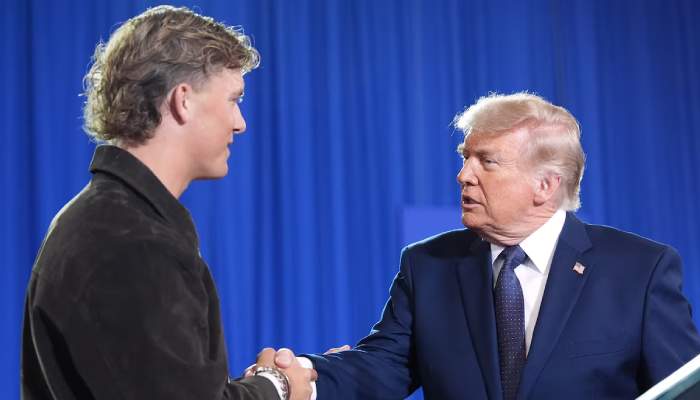 Trump backs Jaxson Dart as Giants star hit with backlash after rally: ‘Winner’