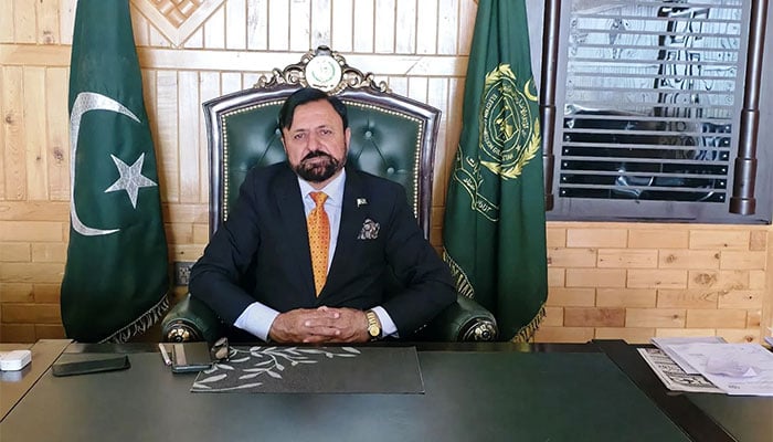 چیف الیکشن کمشنر گلگت بلتستان راجہ شہباز خان : فوٹو الیکشن کمیشن آف گلگت بلتستان
