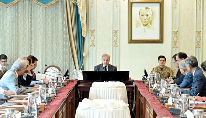 وزیراعظم اجلاس کی صدارت کر رہے ہیں - فوٹو بشکریہ پی آئی ڈی