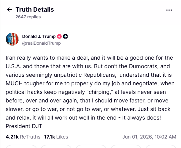 Trump blames ‘unpatriotic Republicans,’ Democrats for Iran deal failure