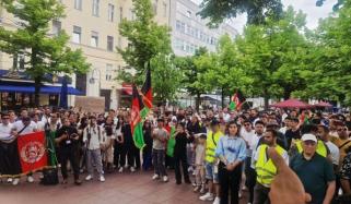 جرمنی: افغان کمیونٹی کا طالبان رجیم کی جابرانہ پالیسیوں کیخلاف احتجاجی مظاہرہ