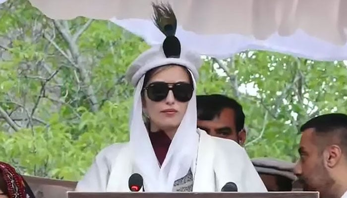 آصفہ بھٹو زرداری - فوٹو: اسکرین گریب