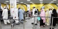 حج پرواز 20 گھنٹے تاخیر سے بالآخر کراچی ایئر پورٹ پہنچ گئی