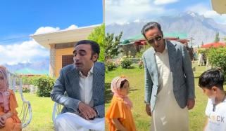 بلاول بھٹو کی گلگت میں وی لاگر شیراز اور مسکان سے ملاقات