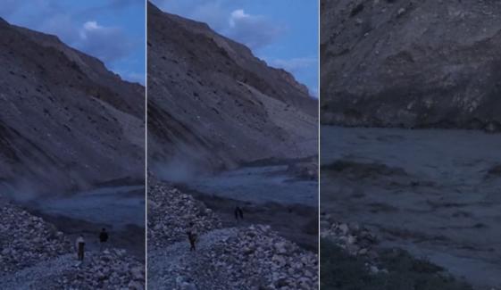 ہسپر ہوپر کے مقام پر دریا کی سطح میں اچانک اضافہ، الرٹ جاری