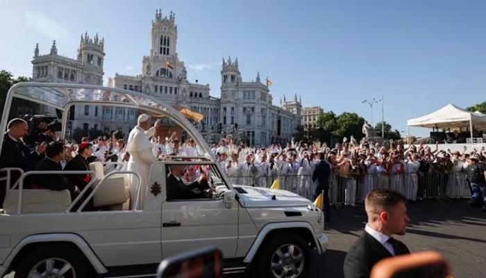 Over one million gather in Madrid for Pope Leos open-air mass