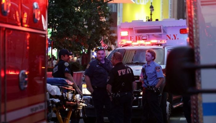 Six people were wounded in a Penn Station stabbing Sunday; the suspect