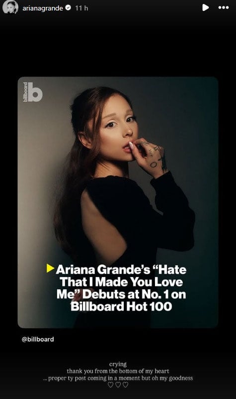 Ariana Grande shares first emotional message after Ethan Slater split report: ‘Crying’