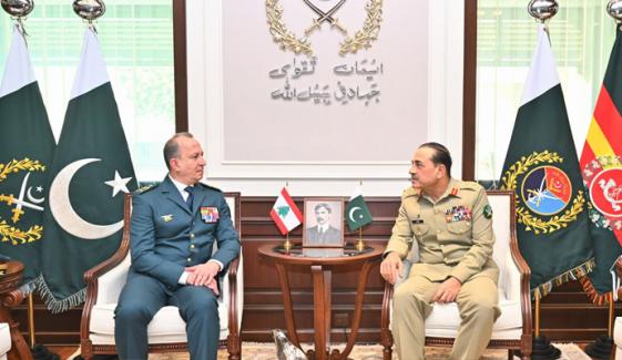 فیلڈ مارشل سید عاصم منیر سے لبنانی کمانڈر ان چیف کی ملاقات