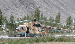 پاکستان آرمی ایوی ایشن کے ہیلی کاپٹر کو حادثہ، سوار تمام اہلکار شہید