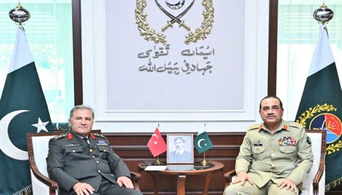 ترک بری افواج کے کمانڈر کی فیلڈ مارشل عاصم منیر، نیول و ایئر چیف سے ملاقاتیں