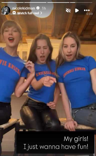 Nicole Kidman reacts to Taylor Swift, Haim The Bands viral dance: my girls