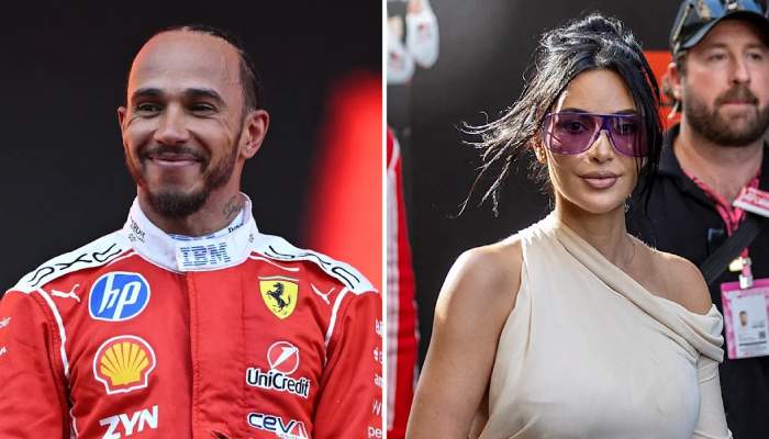 Kim Kardashian makes special gesture for Lewis Hamilton after first Ferrari win
